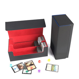 กล่องเก็บการ์ดแม่เหล็กสองแถวความจุขนาดใหญ่ สำหรับการ์ดนักกีฬา <span class=keywords><strong>วัน</strong></span>พีซ และอุลตร้าแมน - Product Image 1