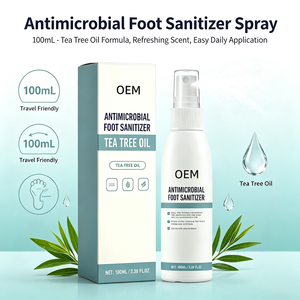 Spray para pies con aceite de árbol de té de triple acción, elimina <span class=keywords><strong>hongos</strong></span> y bacterias, controla el olor, portátil para gimnasio, viajes, cuidado de <span class=keywords><strong>los</strong></span> pies <span class=keywords><strong>en</strong></span> el hogar - Product Image 3