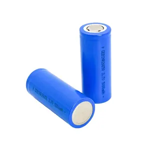 GEB Li ion Flashlight Rechargeable 3C Discharge 3.7V Li-ion Battery Cells 26650 5000mAh Lithium Ion Batteries