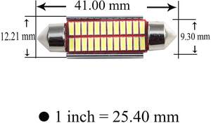 Bombilla LED Festón 31mm 36mm 39mm 41mm C5W C10W 4014, Sin Errores CANBUS, Lámpara Festón para Auto, Luz Interior de Coche - Product Image 4