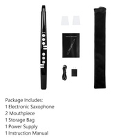 JELO IY-GY0120 Wolftale Electric Wind Instrument 1/2/3 Dual Tone Function Brass Head Pipe Flute Playing Electronic Saxophone