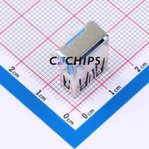 USB-319-CRDW USB Connector Through hole Component (THT) Connector Type-A Female Right Angle Insert 4P - Product Image 2