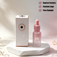 Flacon compte-gouttes en verre rose dégradé pour huiles essentielles, 5 ml, 10 ml, 15 ml, 20 ml, 30 ml, 1 oz, 50 ml, 2 oz, 100 ml, avec bouchon rose