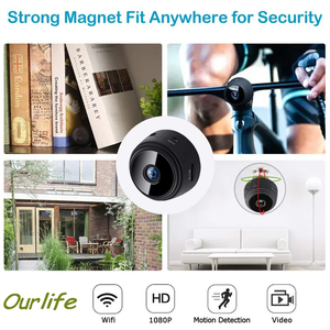 กล้องมินิ <span class=keywords><strong>A9</strong></span> <span class=keywords><strong>WiFi</strong></span> ไร้สาย บันทึกวิดีโอ กล้องรักษาความปลอดภัย กล้องตรวจสอบบ้านอัจฉริยะ สำหรับเด็กทารกและสัตว์เลี้ยง - Product Image 6