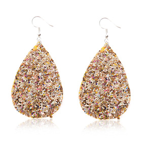 Aimeishi nuovo Design Bling Paillette a forma di goccia d'acqua da donna <span class=keywords><strong>in</strong></span> <span class=keywords><strong>pelle</strong></span> sintetica - Product Image 6