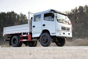 Hot Verkoop Nieuwe 4X4 Diesel All Road Drive Hek Cargo Truck Voor Stad Landbouw Nevenactiviteit Producten Transport - Product Image 3