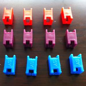 Многоцветный пластиковый слайдер для упаковки одежды - Product Image 3