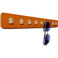 Support mural en bois pour lunettes, présentoir créatif pour lunettes de soleil, crochet de rangement