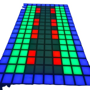 Jeu de sol interactif « Le sol est du lave » avec grille de saut et détection de pression, plancher de danse LED pour enfants - Product Image 3