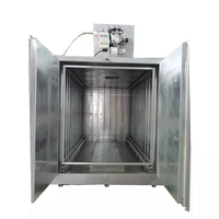 Four de peinture à poudre à brûleur diesel/gaz/GPL, pour le revêtement de profilés en acier, séchage et durcissement de peinture en gros volume, moteur Changhe