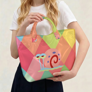 Sac fourre-tout en PVC <span class=keywords><strong>Gary</strong></span> l'<span class=keywords><strong>Escargot</strong></span>, sac à main léger, sac de voyage portable grande capacité, sac à bandoulière pour trajets quotidiens - Product Image 6