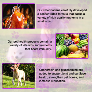 Complément alimentaire pour animaux de compagnie Oimmal, soutien de l'immunité, de la digestion, des articulations et de la santé cardiaque, multivitamines pour chiens 15 en 1, comprimés multivitaminés - Product Image 5
