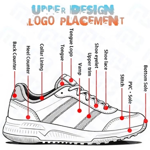 Baskets décontractées respirantes pour hommes, style coréen tendance, en cuir synthétique, à lacets, chaussures durables - Product Image 6