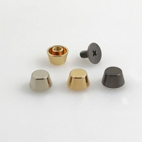 Paku Keling Logam 8-15mm, Kancing Rivet, Sekrup, Stud, Tombol, Paku Kaki Tas, Penjepit Pelindung, Aksesoris Kerajinan Kulit