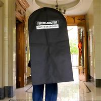 Housse de vêtement de voyage personnalisée en non-tissé, réutilisable, pliable, anti-poussière, pour rangement, vente en gros