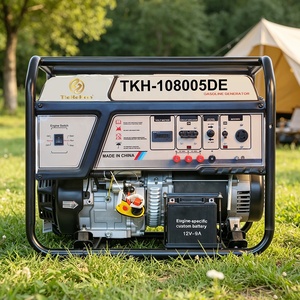 TieKeHan 7kW 8000W Petrol Engine <b>Generator</b> Open-frame Gasoline <b>Generators</b> for Home Use, Single-Phase 230V - Product Image 1