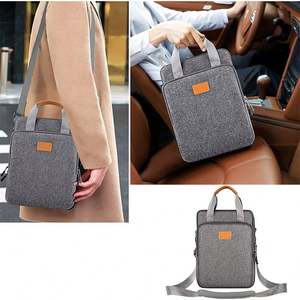 Funda para Portátil de 13 Pulgadas, Bolsa de Hombro Impermeable para Portátil, Bandolera con Múltiples Compartimentos, Bolso de Mano para Portátil - Product Image 6