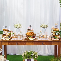 Plateau de service en bois à 3 niveaux, support à cupcakes pour la cuisine, mariage, fête, décoration de desserts, gâteaux, pâtisseries, accessoires de décoration
