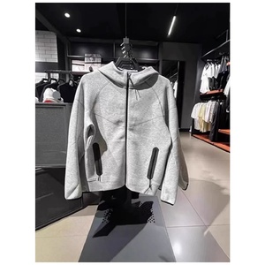 Conjunto Deportivo NK con Logotipo Pequeño para Hombre y <span class=keywords><strong>Mujer</strong></span>, Primavera/Otoño, Sudadera con Capucha y Cremallera, Chaqueta Cortavientos y Pantalones Deportivos - Product Image 2