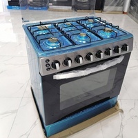 Cuisinière à gaz autonome 6 brûleurs avec four et grill, cuisinière à gaz 4 brûleurs, cuisinière électrique