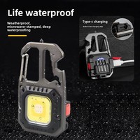 Lampe torche transfrontalière haute puissance en alliage d'aluminium IP65 étanche, rechargeable, ultra-lumineuse à LED, ultra-légère