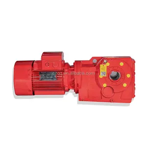 S series agricultural gearbox SA97 hollow shaft output helical worm gear speed reducer