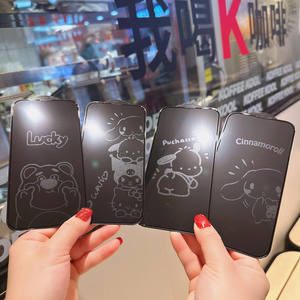 Protection d'écran pour iPhone 16 Pro Max avec motif de dessin animé, <span class=keywords><strong>film</strong></span> anti-reflet (AR) et anti-choc à coller - Product Image 4