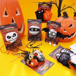 Halloween Custom Pet Plüschtiere Interaktives Spielzeug Cat Feather Teaser Toys - Product Image 1