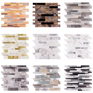 Carreaux de <span class=keywords><strong>mosaïque</strong></span> de <span class=keywords><strong>papier</strong></span> <span class=keywords><strong>peint</strong></span> carré et autocollant en PVC de luxe pour mur - Product Image 6