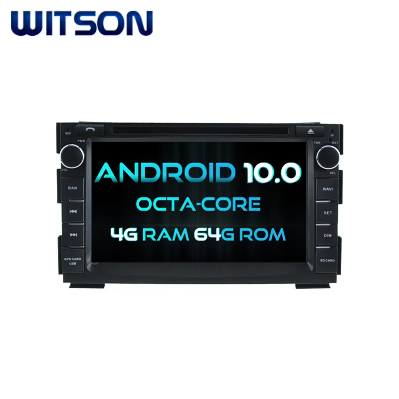 WITSON ANDROID 10.0 ऑटो रेडियो डीवीडी प्लेयर जीपीएस के लिए किआ CEED 2010 2012 VENGA 4G DDR3 64GFLASH
