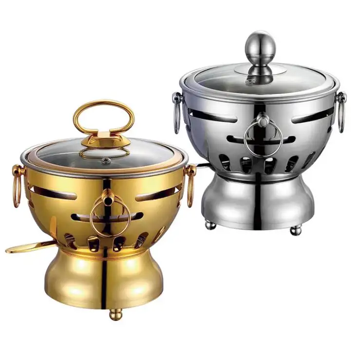 Yüksek kaliteli Mini Hotpot Pot Shabu Pot / Hotpot restoran için Set