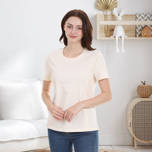 Novedad de verano, ropa de <span class=keywords><strong>lactancia</strong></span>, ropa de enfermería, <span class=keywords><strong>camiseta</strong></span> informal de <span class=keywords><strong>lactancia</strong></span> de manga corta para maternidad - Product Image 2