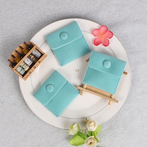 Mini Mềm Sợi Nhỏ Với Nút Phong Bì Đồ Trang Sức Pouch Cho Bông Tai Vòng Vòng Cổ Đồ Trang Sức Quà Tặng Bao Bì Túi - Product Image 6