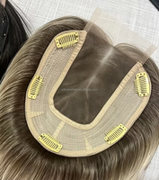 FYX011T - Perruque Européenne 6x6 6x7 6x8 7x8 avec Dentelle et Trame, 18 20, Lisse ou Ondulée, pour Femmes, Solution Cheveux Naturels Contre la Perte de Cheveux