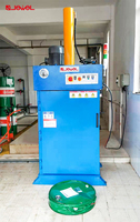 Bonne qualité acier métal utilisé baril d'huile compacteur presse Machine broyeur à tambour pour les déchets huile peinture tambour recyclage