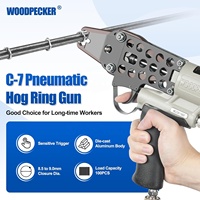 C7 Kit de pistolet à anneau de porc avec agrafes C27 Ensemble pneumatique complet pour la production de matelas et de clôtures