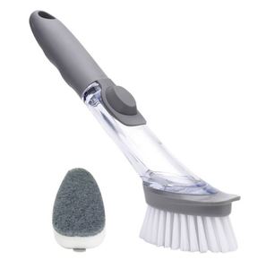 Nouveautés : Distributeur automatique de liquide, éponge à long manche, brosse de nettoyage pour la vaisselle de cuisine - Product Image 2