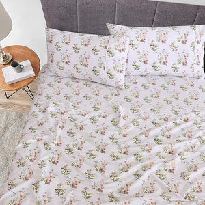 Phong cách Mỹ hoa cây in sợi nhỏ Giường tấm phẳng - Product Image 2