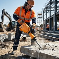 Marteau de démolition électrique 65A haute performance, très demandé