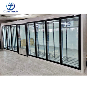 Siêu thị thương mại cửa kính Tủ đông đồ uống mát Máy làm lạnh hiển thị cửa kính - Product Image 2