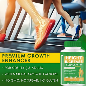 Cápsulas de Suplemento para el Crecimiento con Calcio para Adolescentes, Nutrición Natural para Aumentar la Estatura, Suplementos de <span class=keywords><strong>Vitamina</strong></span> <span class=keywords><strong>D</strong></span> para Niños - Product Image 6