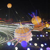 Zigong Festival Laternenshow Maßgefertigte Chinesische Figuren-Seidenlaternen für Freizeitparks