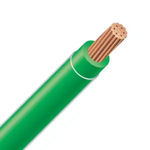 Condutor de cobre isolado pvc nylon bainha hhn fio elétrico #12 #10 #8