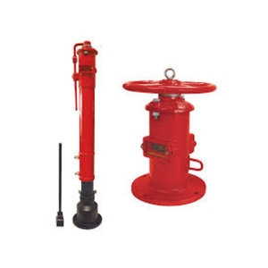 Accessoire d'équipement de lutte contre l'incendie : Colonne d'indication verticale en fonte avec tige en acier au carbone et fenêtre en plexiglas, tige non-élévée - Product Image 3