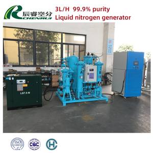CHENRUI Installation de production d'azote liquide à processus cryogénique contrôlée par PLC, haute pureté 99,9%-99,999%, pour la production d'azote / Séparation de l'air - Product Image 4