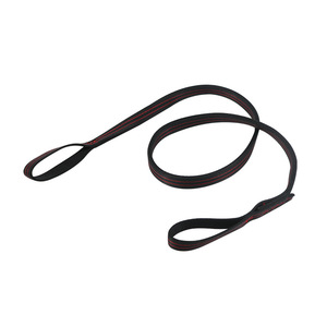 Sangle d'escalade en nylon 20 mm x 1300 mm, capacité de charge 23 kN, corde de sécurité noire pour équipement d'alpinisme et de rappel - Product Image 1