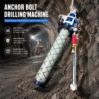 Machine pneumatique de fixation de plafonds pour l'ancrage de roches dans les mines souterraines de charbon