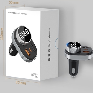 เครื่องชาร์จในรถยนต์ระบบบลูทูธ3A Dc 5V,เครื่องเล่นแฮนด์ฟรี <span class=keywords><strong>Mp3</strong></span>ชุดเครื่องเสียงในรถยนต์ Usb Tf บลูทูธ Fm เครื่องส่งสัญญาณ - Product Image 6