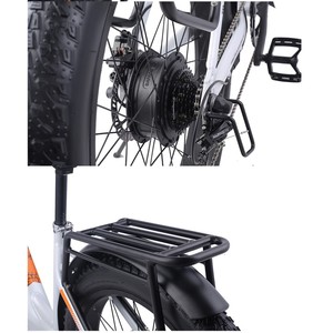 Bicicleta Eléctrica Sheng Milo Mx06 City, Bicicleta de Montaña de 500W con Neumáticos Gruesos Todoterreno de 26 Pulgadas y Motor - Product Image 5