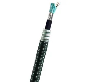 Type MC-HL Continuously Welded Armor Cable Control Cable pairs or triad construction with an overall foil shield drain wire